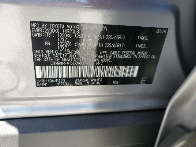 JTMRWRFV1SD292377 - 2025 TOYOTA RAV4 XLE SILVER photo 13