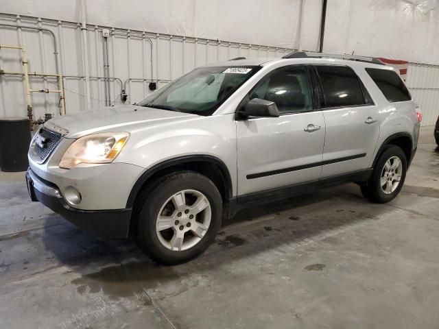 1GKLRKED5AJ186967 - 2010 GMC ACADIA SL SILVER photo 1