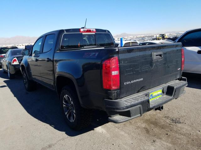 1GCGTDEN8N1300517 - 2022 CHEVROLET COLORADO Z71 BLACK photo 2