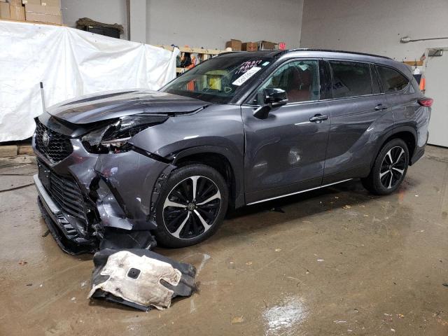 5TDJZRBH7NS178817 - 2022 TOYOTA HIGHLANDER XSE GRAY photo 1