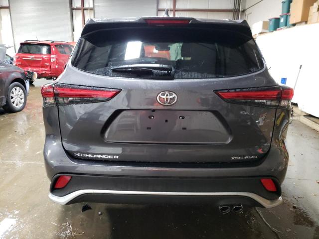 5TDJZRBH7NS178817 - 2022 TOYOTA HIGHLANDER XSE GRAY photo 6