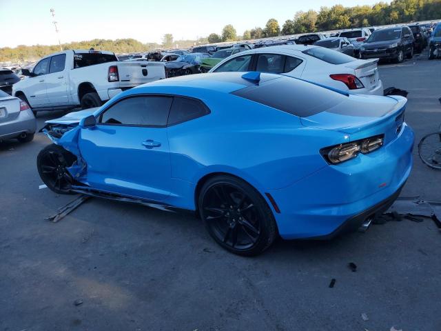 1G1FB1RX2N0107917 - 2022 CHEVROLET CAMARO LS BLUE photo 2