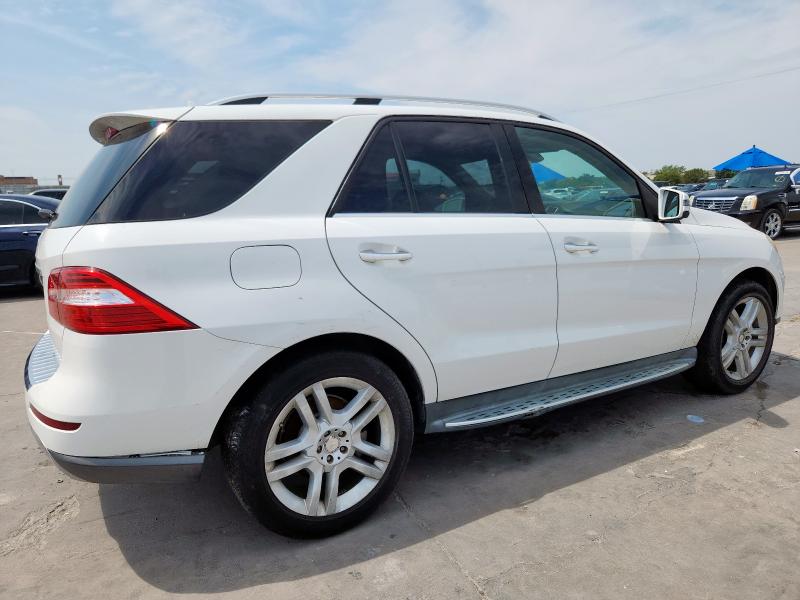 4JGDA5JB2FA489575 - 2015 MERCEDES-BENZ ML 350 WHITE photo 3