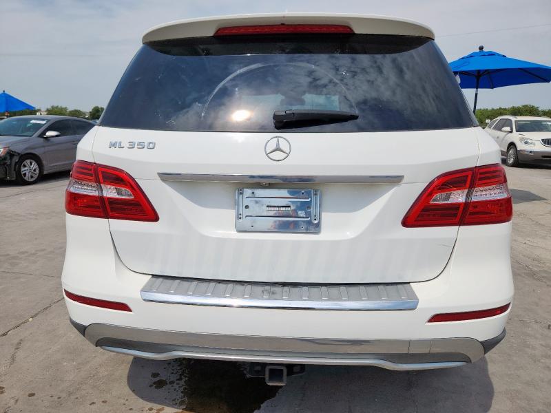 4JGDA5JB2FA489575 - 2015 MERCEDES-BENZ ML 350 WHITE photo 6