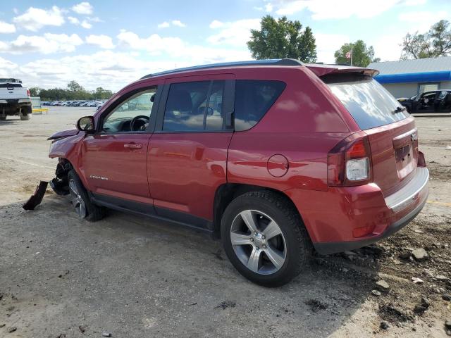 1C4NJCEBXHD185354 - 2017 JEEP COMPASS LATITUDE MAROON photo 2