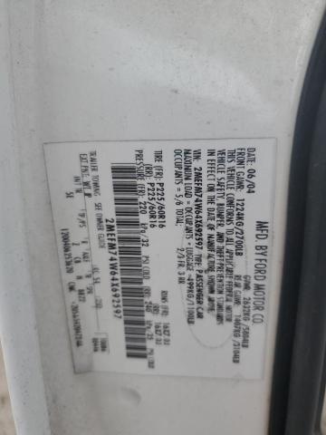 2MEFM74W64X692597 - 2004 MERCURY GRAND MARQUIS GS TWO TONE photo 12