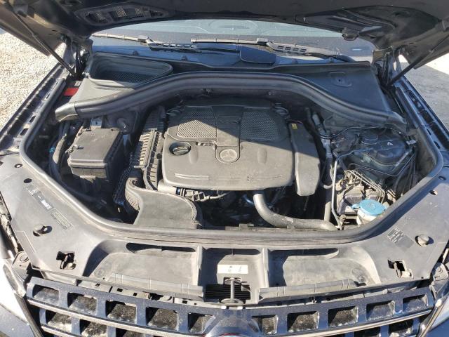 4JGDA5HB4CA078468 - 2012 MERCEDES-BENZ ML 350 4MATIC BLACK photo 12