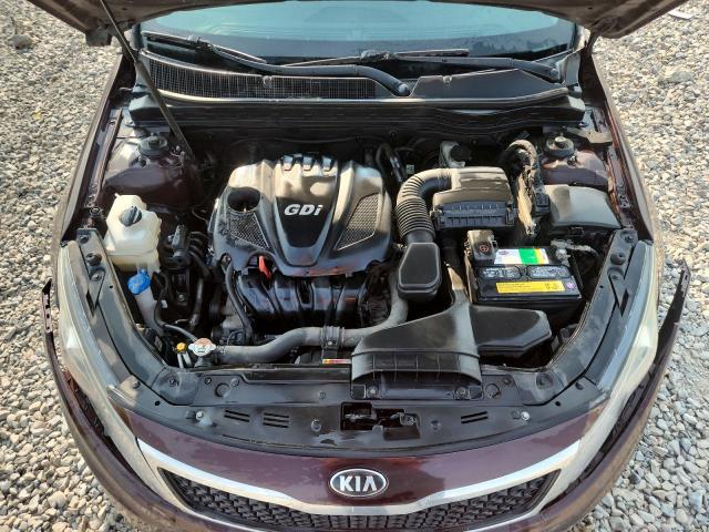 5XXGN4A7XDG222410 - 2013 KIA OPTIMA EX MAROON photo 11