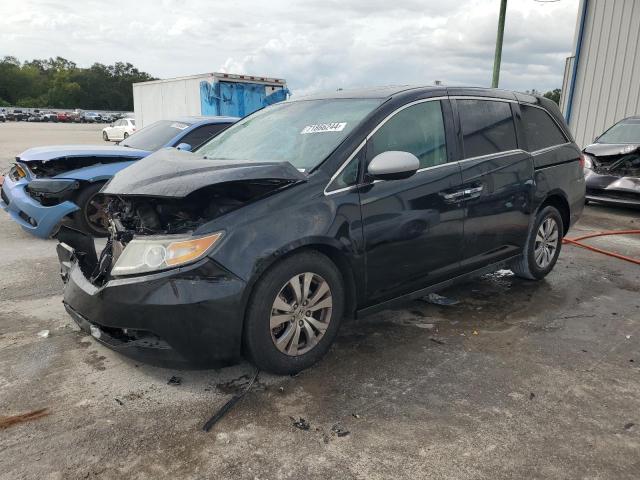 5FNRL5H68FB074443 - 2015 HONDA ODYSSEY EXL BLACK photo 1