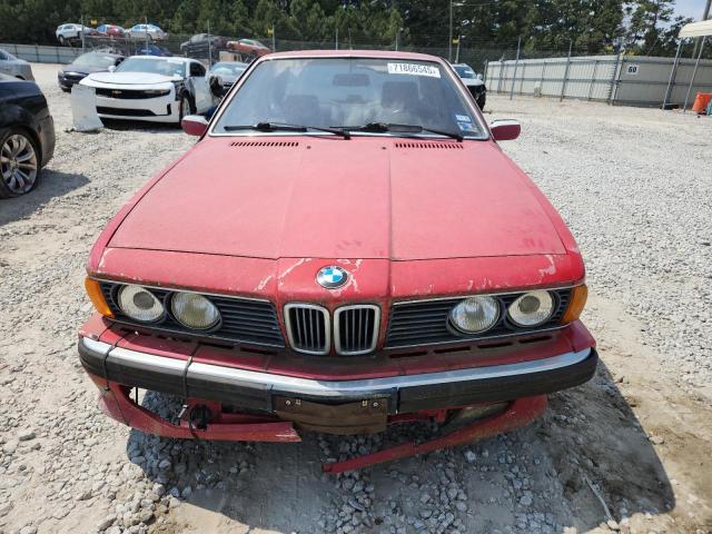 WBAEC8412K3268545 - 1989 BMW 635 CSI AUTOMATIC RED photo 5