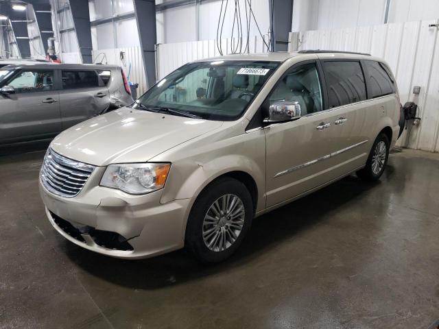 2C4RC1CG4DR802740 - 2013 CHRYSLER TOWN & COU TOURING L GOLD photo 1