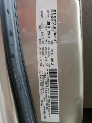 2C4RC1CG4DR802740 - 2013 CHRYSLER TOWN & COU TOURING L GOLD photo 13