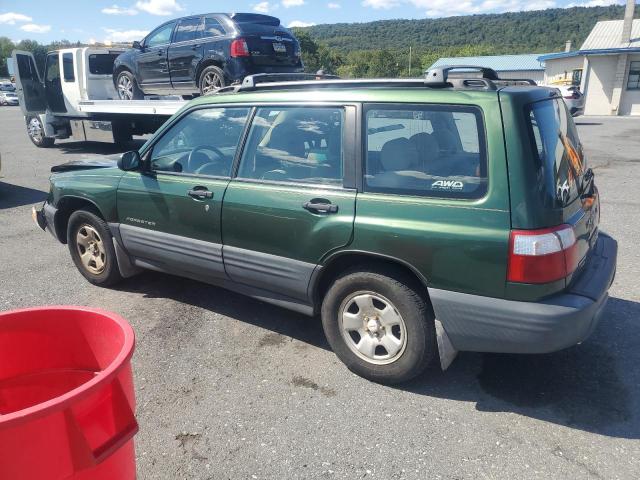 JF1SF63562H723895 - 2002 SUBARU FORESTER L GREEN photo 2