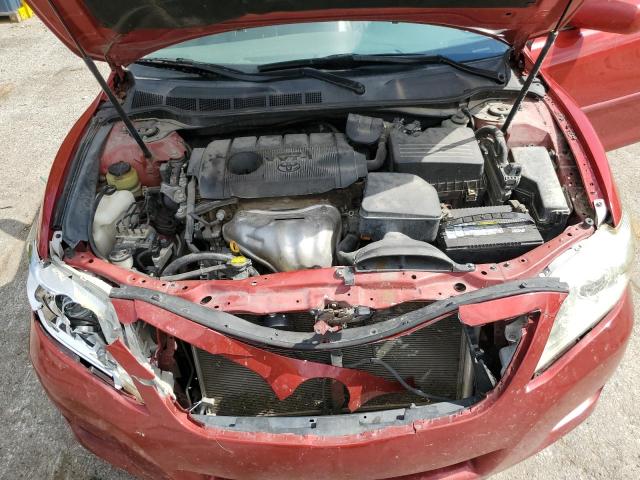 4T4BF3EK4BR203747 - 2011 TOYOTA CAMRY BASE წითელი ფოტო 11