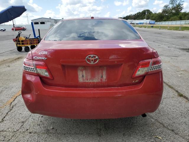 4T4BF3EK4BR203747 - 2011 TOYOTA CAMRY BASE წითელი ფოტო 6