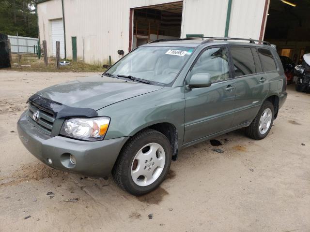 JTEEP21A860168106 - 2006 TOYOTA HIGHLANDER LIMITED GREEN photo 1