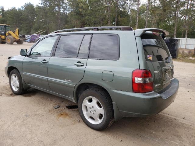 JTEEP21A860168106 - 2006 TOYOTA HIGHLANDER LIMITED GREEN photo 2