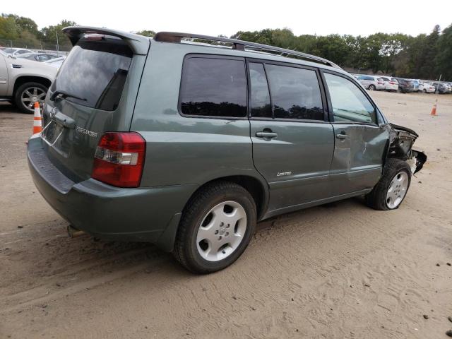 JTEEP21A860168106 - 2006 TOYOTA HIGHLANDER LIMITED GREEN photo 3