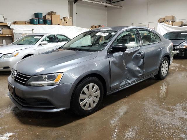 3VW2K7AJ5FM291732 - 2015 VOLKSWAGEN JETTA BASE GRAY photo 1