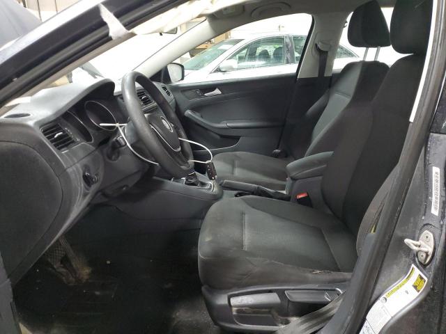 3VW2K7AJ5FM291732 - 2015 VOLKSWAGEN JETTA BASE GRAY photo 7