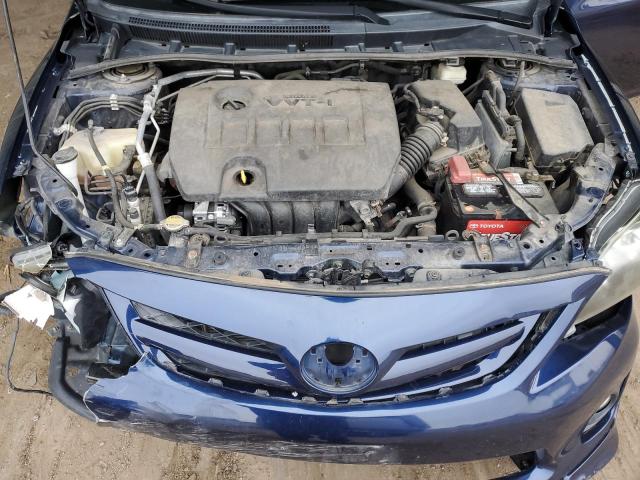 5YFBU4EE2DP079742 - 2013 TOYOTA COROLLA BASE أزرق صورة 11