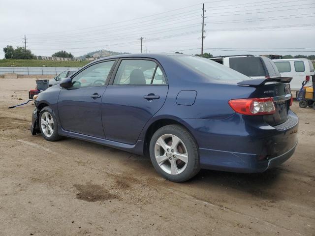 5YFBU4EE2DP079742 - 2013 TOYOTA COROLLA BASE أزرق صورة 2