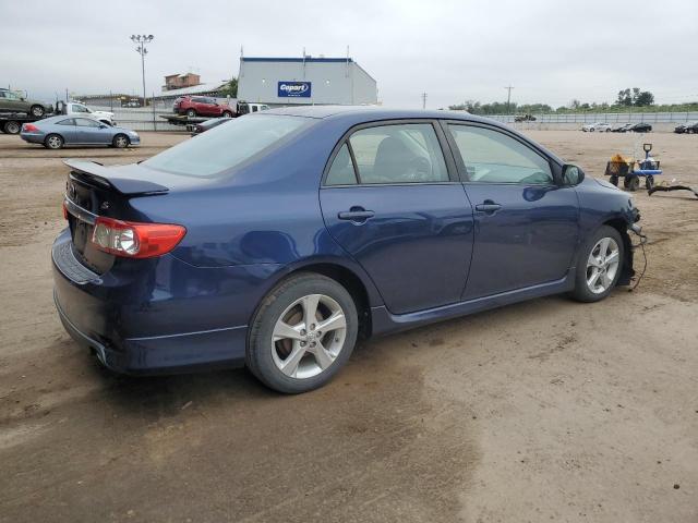 5YFBU4EE2DP079742 - 2013 TOYOTA COROLLA BASE أزرق صورة 3