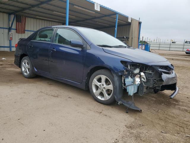 5YFBU4EE2DP079742 - 2013 TOYOTA COROLLA BASE أزرق صورة 4