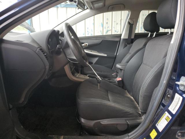 5YFBU4EE2DP079742 - 2013 TOYOTA COROLLA BASE أزرق صورة 7