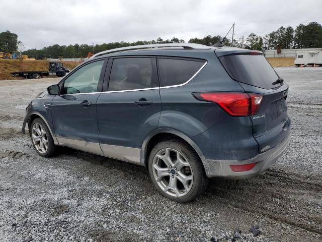 1FMCU0J90KUC29882 - 2019 FORD ESCAPE TITANIUM BLUE photo 2