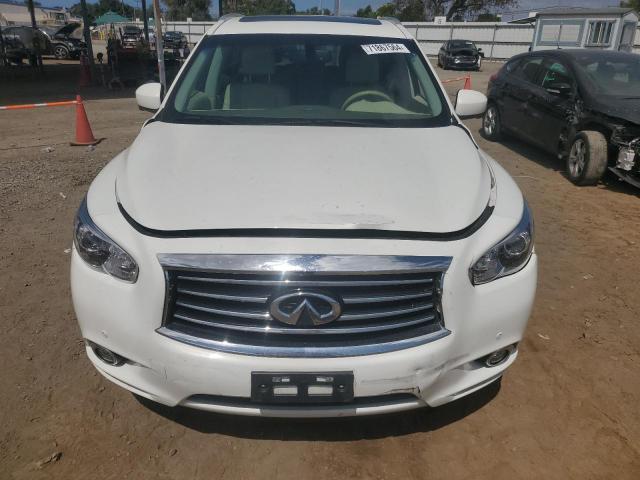 5N1AL0MN6DC330680 - 2013 INFINITI JX35 WHITE photo 5