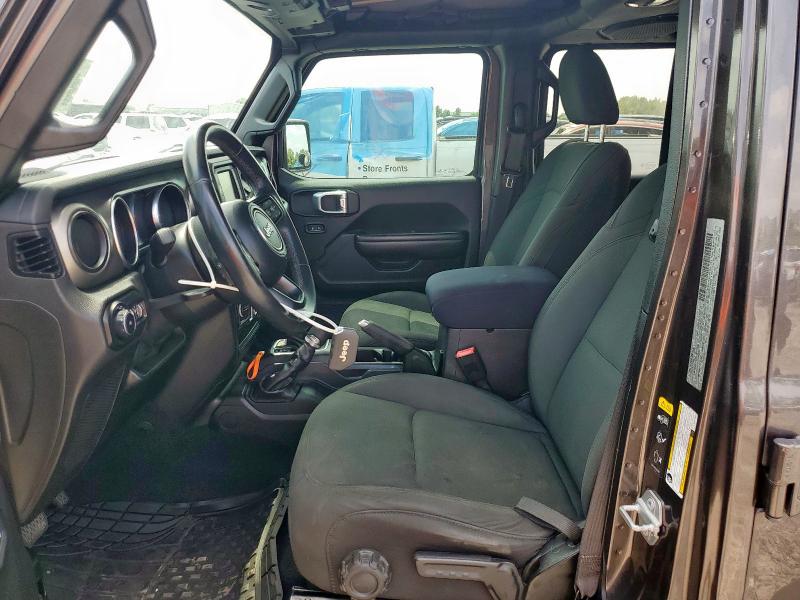 1C4HJXDN1LW227052 - 2020 JEEP WRANGLER U SPORT Gri fotoğraf 7