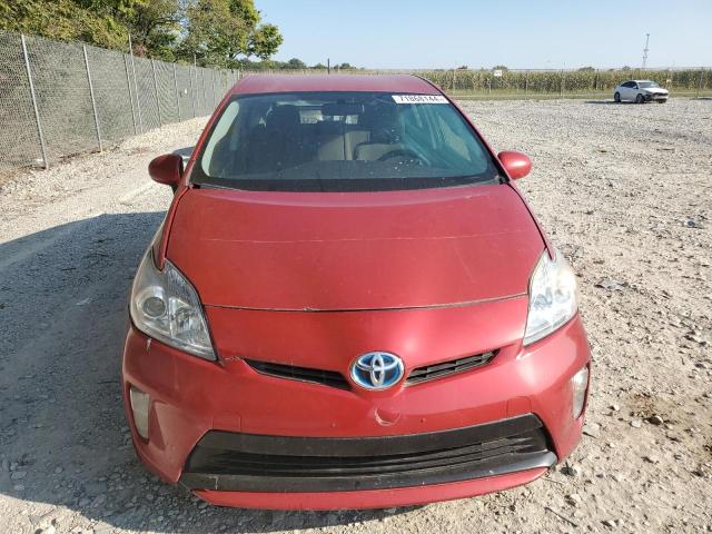 JTDKN3DU1E0366534 - 2014 TOYOTA PRIUS RED photo 5