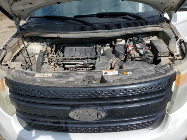 1FM5K8AR1FGB33275 - 2015 FORD EXPLORER POLICE INTERCEPTOR Ақ фото 12