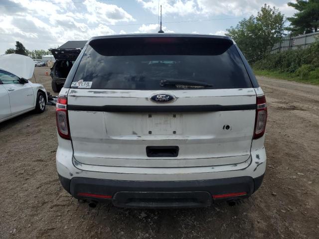 1FM5K8AR1FGB33275 - 2015 FORD EXPLORER POLICE INTERCEPTOR Ақ фото 6