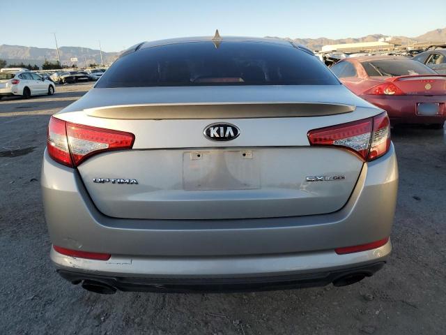 5XXGR4A69DG154984 - 2013 KIA OPTIMA SX SILVER photo 6