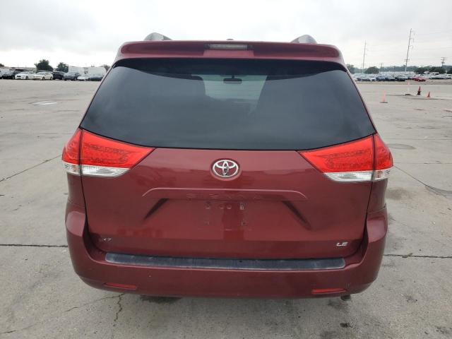 5TDKK3DC5DS340241 - 2013 TOYOTA SIENNA LE BURGUNDY photo 6