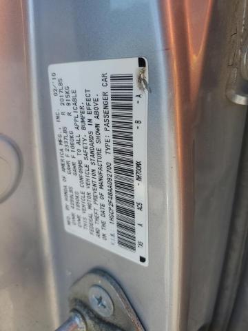 1HGCP2F48AA092700 - 2010 HONDA ACCORD LXP GRAY photo 13