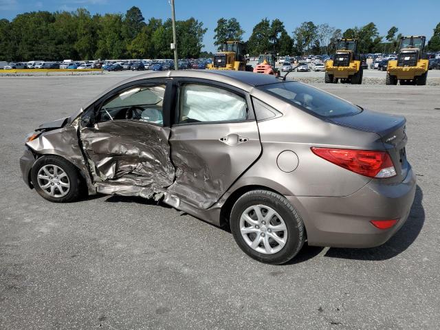 KMHCT4AE0DU454586 - 2013 HYUNDAI ACCENT GLS TAN photo 2