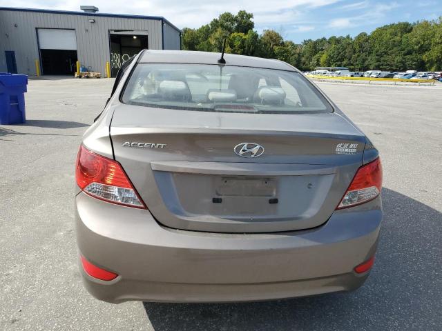 KMHCT4AE0DU454586 - 2013 HYUNDAI ACCENT GLS TAN photo 6