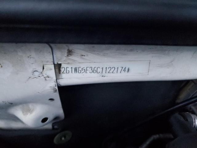 2G1WG5E36C1122174 - 2012 CHEVROLET IMPALA LT WHITE photo 12