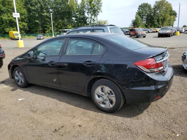 2HGFB2F51EH519002 - 2014 HONDA CIVIC LX BLACK photo 2