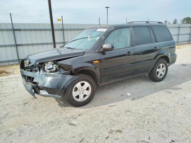 5FNYF28557B036288 - 2007 HONDA PILOT EXL BLACK photo 1