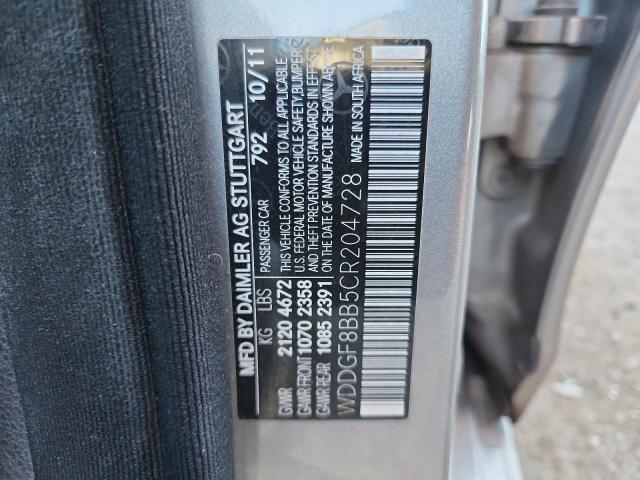 WDDGF8BB5CR204728 - 2012 MERCEDES-BENZ C 300 4MATIC SILVER photo 12