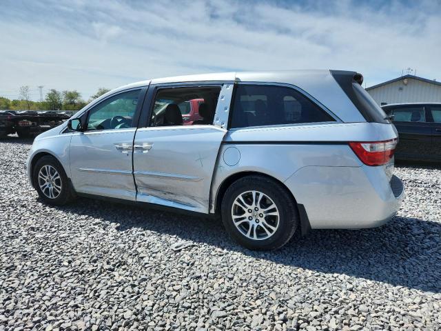5FNRL5H65CB101187 - 2012 HONDA ODYSSEY EXL SILVER photo 2