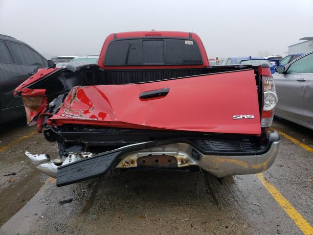 5TETX22NX9Z598818 - 2009 TOYOTA TACOMA ACCESS CAB წითელი ფოტო 6