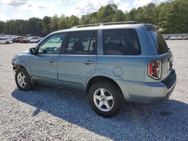 2HKYF18566H560463 - 2006 HONDA PILOT EX BLUE photo 2