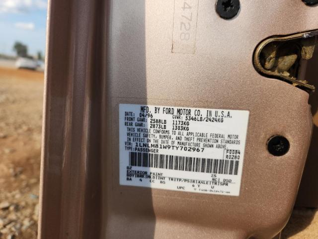 1LNLM81W9TY702967 - 1996 LINCOLN TOWN CAR EXECUTIVE Թուխ լուսանկար 12