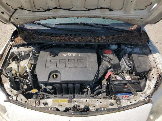 1NXBU4EE0AZ211052 - 2010 TOYOTA COROLLA BASE WHITE photo 11