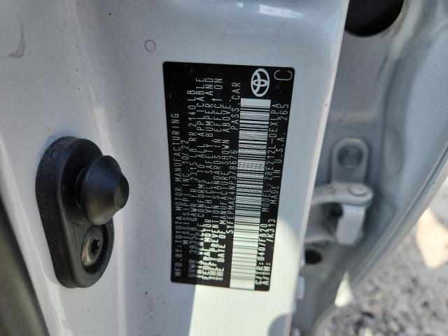 5YFEPMAE4NP378676 - 2022 TOYOTA COROLLA LE WHITE photo 12
